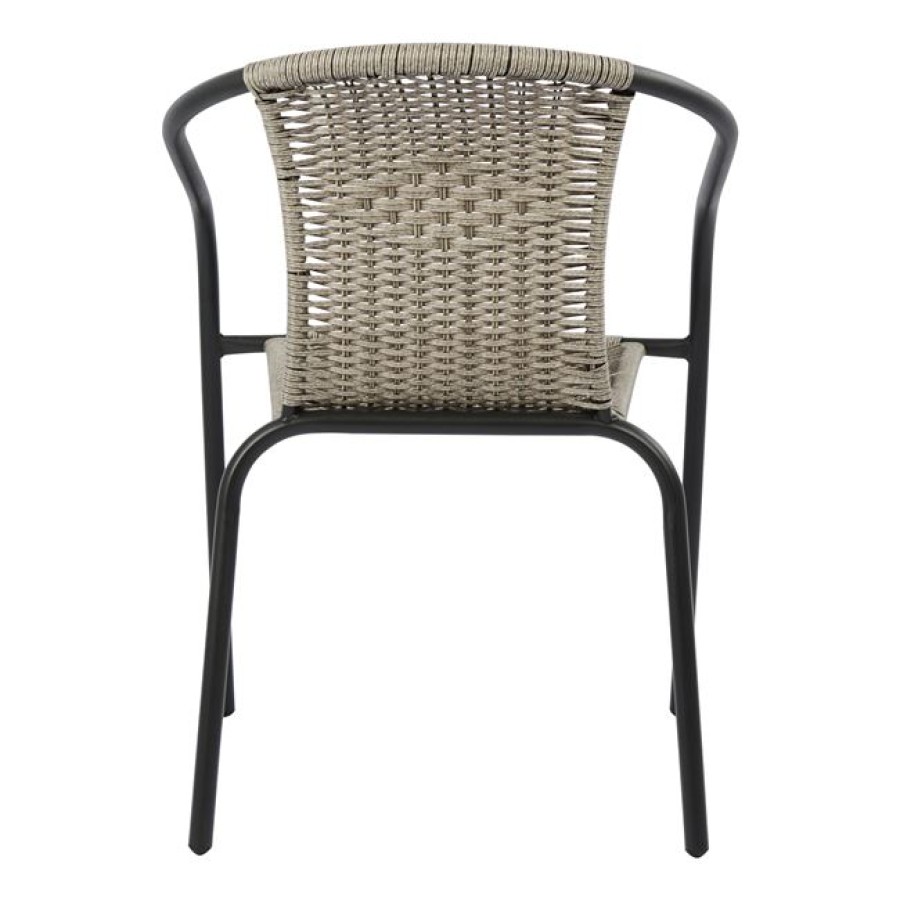 ΠΟΛΥΘΡΟΝΑ ΚΑΡΕΚΛΑ CAMEL HM5015.01 ΓΚΡΙ ΜΕΤΑΛΛΙΚΗ ΜΕ WICKER 48x48-53x72 εκ.