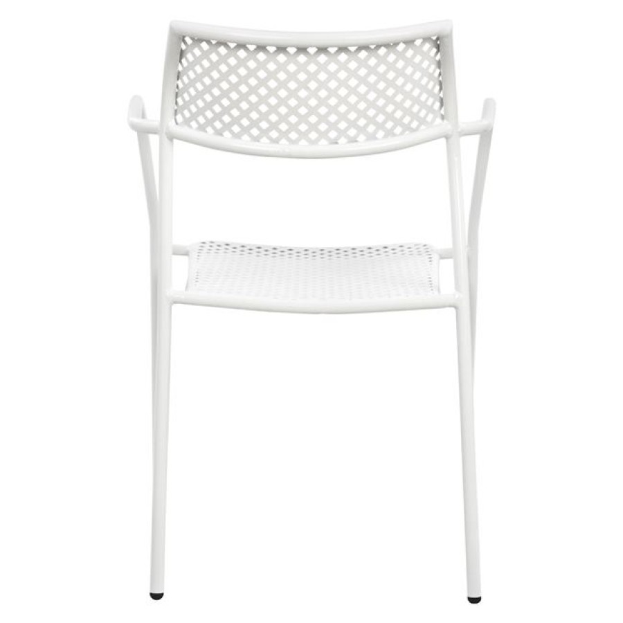 ΚΑΡΕΚΛΑ ΜΕΤΑΛΛΙΚΗ ΛΕΥΚΗ THETIS HM5173.02 55x58x76,5 cm