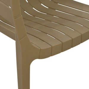 ΠΟΛΥΘΡΟΝΑ ΠΟΛΥΠΡΟΠΥΛΕΝΙΟΥ CHELLA HM8116.07 ΜΠΕΖ 56,5x54,5x79 cm