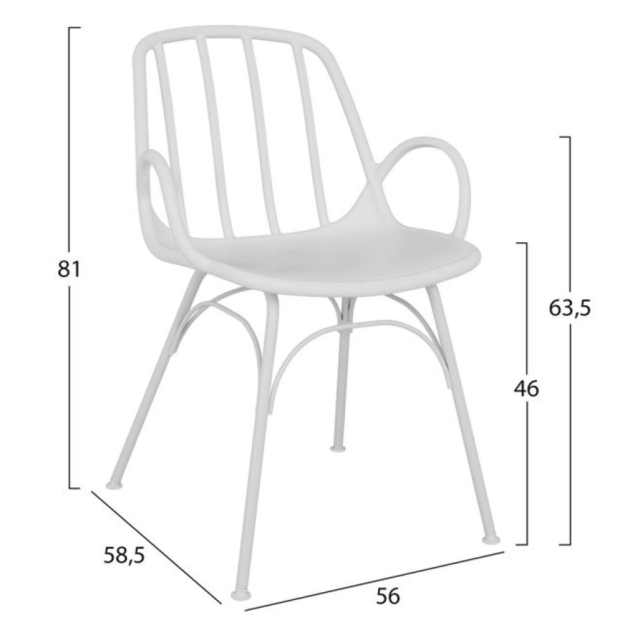 ΠΟΛΥΘΡΟΝΑ ΠΟΛΥΠΡΟΠΥΛΕΝΙΟΥ NETTY HM8329.01 ΛΕΥΚΗ 56Χ58,5Χ81 ΕΚ