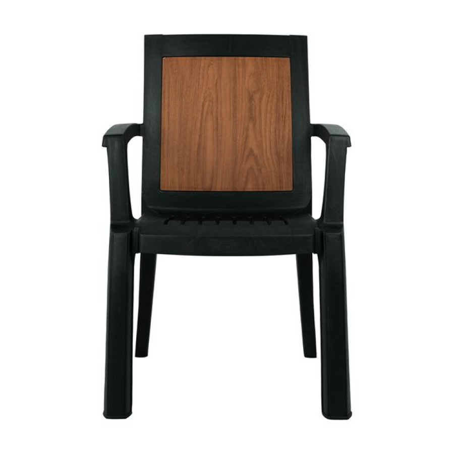 ΠΟΛΥΘΡΟΝΑ ΠΟΛΥΠΡΟΠΥΛΕΝΙΟΥ HM5593.05 ΧΡΩΜΑ ΚΥΠΑΡΙΣΣΙ ΜΕ DESIGN ΞΥΛΟΥ