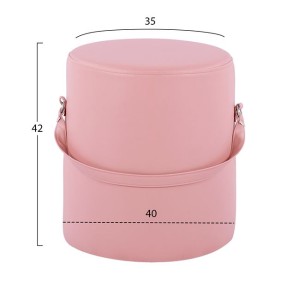 ΣΚΑΜΠΟ GINA ΜΕ PU ΣΕ ΑΠΟΧΡΩΣΗ ΣΑΠΙΟ ΜΗΛΟ HM8629.02 Φ40x42Υ εκ.