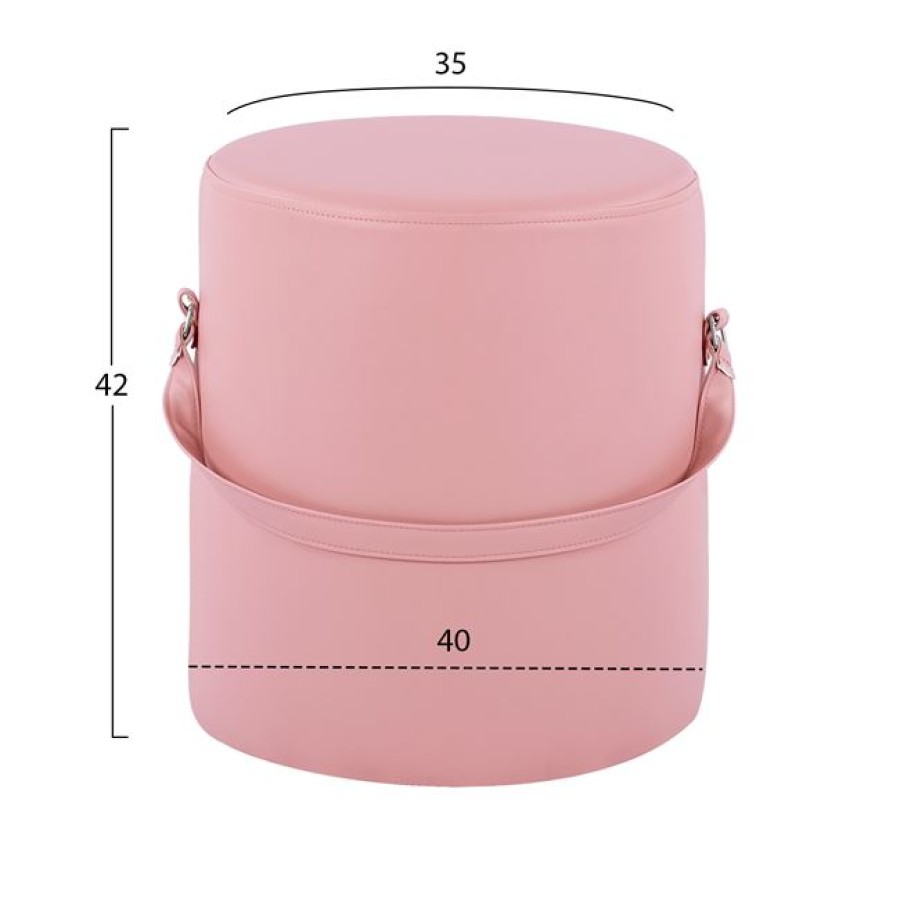 ΣΚΑΜΠΟ GINA ΜΕ PU ΣΕ ΑΠΟΧΡΩΣΗ ΣΑΠΙΟ ΜΗΛΟ HM8629.02 Φ40x42Υ εκ.