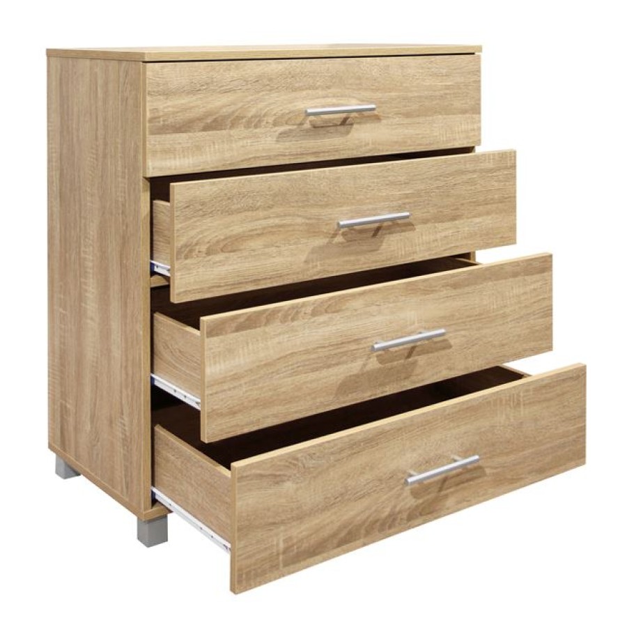 ΣΥΡΤΑΡΙΕΡΑ ΜΕΛΑΜΙΝΗΣ BRIANA HM2204.02 ME 4 ΣΥΡΤΑΡΙΑ SONAMA 75x40x83Y εκ.