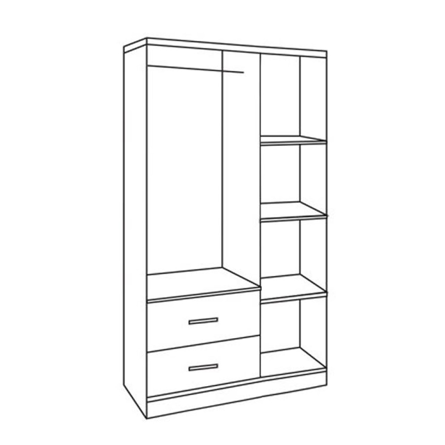 ΝΤΟΥΛΑΠΑ 3ΦΥΛΛΗ ME 2 ΣΥΡΤΑΡΙΑ CAESAR HM340.01 ZEBRANO 89Χ42,5Χ181Υεκ.