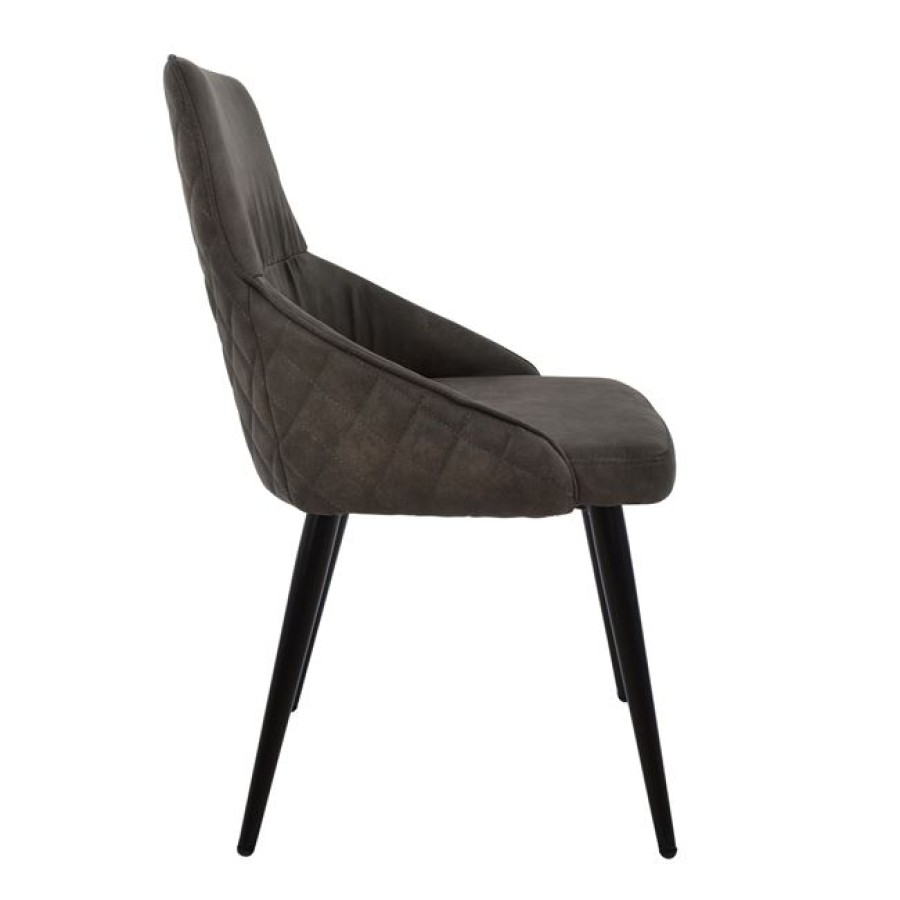 ΠΟΛΥΘΡΟΝΑ EDEN HM8008.10 ΜΕ ΓΚΡΙ NUBUCK ΥΦΑΣΜΑ 56x58x87 εκ.