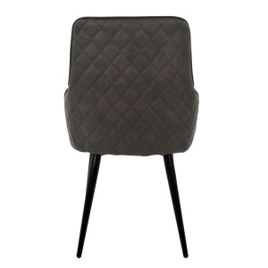 ΠΟΛΥΘΡΟΝΑ EDEN HM8008.10 ΜΕ ΓΚΡΙ NUBUCK ΥΦΑΣΜΑ 56x58x87 εκ.