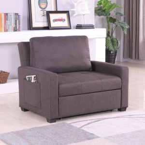 ΠΟΛΥΘΡΟΝΑ-ΚΡΕΒΑΤΙ KANNA HM3083.01 ΚΑΦΕ ΥΦΑΣΜΑ 112x96x85Υεκ.