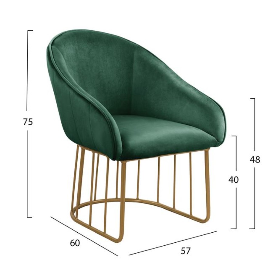 ΠΟΛΥΘΡΟΝΑ CODY HM8470.03 ΑΠΟ ΚΥΠΑΡΙΣΣΙ ΒΕΛΟΥΔΟ ΜΕ ΧΡΥΣΗ ΒΑΣΗ 57x60x75Υ εκ.
