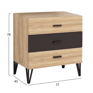 ΣΕΤ ΚΡΕΒΑΤΟΚΑΜΑΡΑΣ LOFT 5ΤΜΧ ΚΡΕΒΑΤΙ-ΣΥΡΤΑΡΙΕΡΑ-ΚΟΜΟΔΙΝΑ-ΚΑΘΡΕΠΤΗΣ HM11090