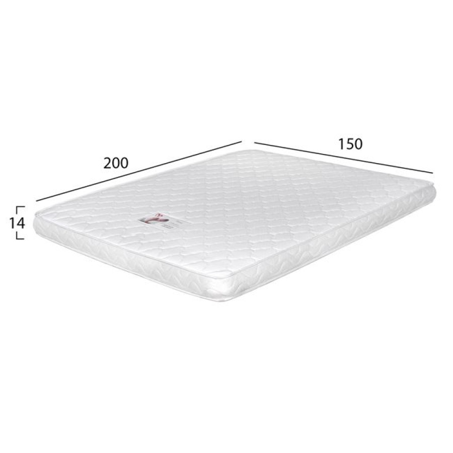 ΣΤΡΩΜΑ ΑΦΡΟΥ ΧΩΡΙΣ ΕΛΑΤΗΡΙΑ JORDY 90X190x15Y-- HM374.01  (ROLL PACKING) ΛΕΥΚΟ