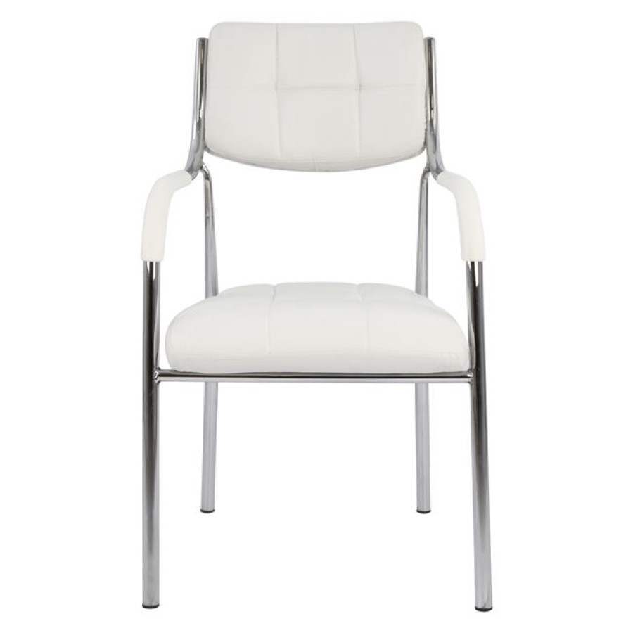 ΚΑΡΕΚΛΑ ΓΡΑΦΕΙΟΥ ΕΠΙΣΚΕΠΤΟΥ OBERON HM1018.02 ΑΣΠΡΟ PU 51x52x88Yεκ.