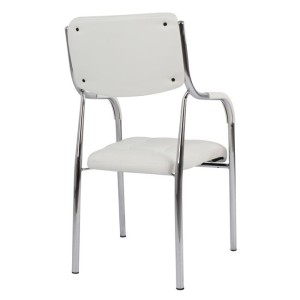 ΚΑΡΕΚΛΑ ΓΡΑΦΕΙΟΥ ΕΠΙΣΚΕΠΤΟΥ OBERON HM1018.02 ΑΣΠΡΟ PU 51x52x88Yεκ.