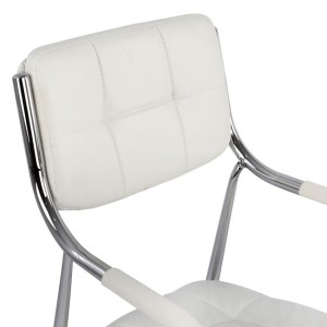 ΚΑΡΕΚΛΑ ΓΡΑΦΕΙΟΥ ΕΠΙΣΚΕΠΤΟΥ OBERON HM1018.02 ΑΣΠΡΟ PU 51x52x88Yεκ.