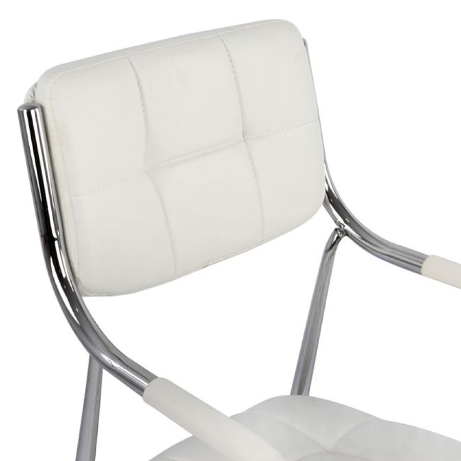 ΚΑΡΕΚΛΑ ΓΡΑΦΕΙΟΥ ΕΠΙΣΚΕΠΤΟΥ OBERON HM1018.02 ΑΣΠΡΟ PU 51x52x88Yεκ.