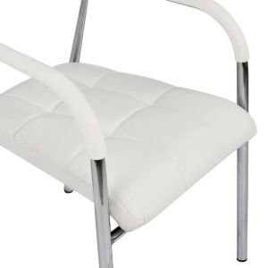 ΚΑΡΕΚΛΑ ΓΡΑΦΕΙΟΥ ΕΠΙΣΚΕΠΤΟΥ OBERON HM1018.02 ΑΣΠΡΟ PU 51x52x88Yεκ.