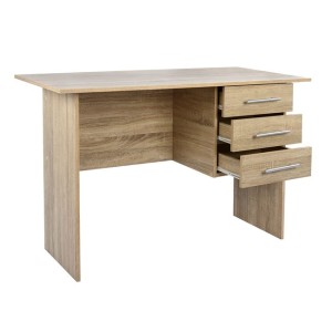 ΓΡΑΦΕΙΟ ΜΕΛΑΜΙΝΗΣ ENSLEY HM2029.02 ΜΕ 3 ΣΥΡΤΑΡΙΑ SONAMA 120X60X76 εκ.