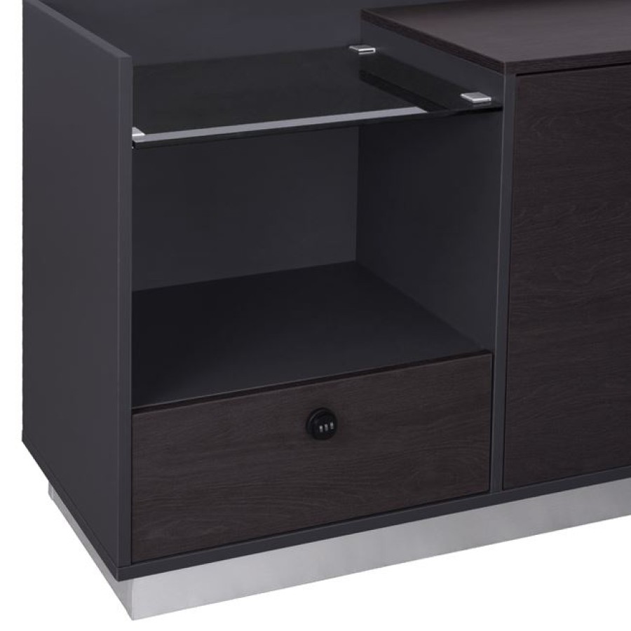 ΓΡΑΦΕΙΟ ΕΠΑΓΓΕΛΜΑΤΙΚΟ ΑΡΙΣΤΕΡΗ ΓΩΝΙΑ ROSEWOOD HM2112L 200X160X76Υ εκ.