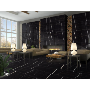 LAURENT BLACK HIGH GLOSSY 600  X 1200