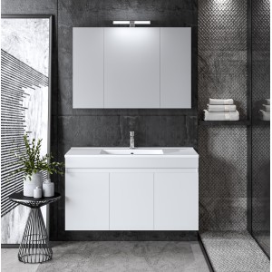 Σετ Έπιπλο Μπάνιου OMEGA WHITE 100