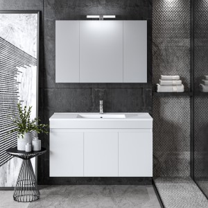 Σετ Έπιπλο Μπάνιου OMEGA WHITE 100