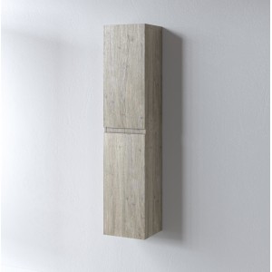 Στήλη OMEGA GREY OAK 35 3COM035GO0 κρεμαστή 35x32x160 με δύο πόρτες