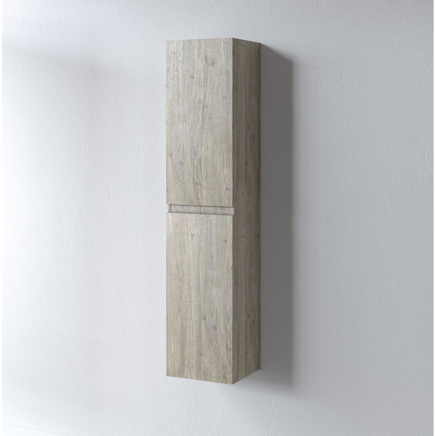 Στήλη OMEGA GREY OAK 35 3COM035GO0 κρεμαστή 35x32x160 με δύο πόρτες