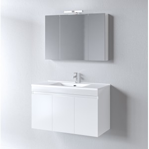 Σετ Έπιπλο Μπάνιου OMEGA WHITE 100