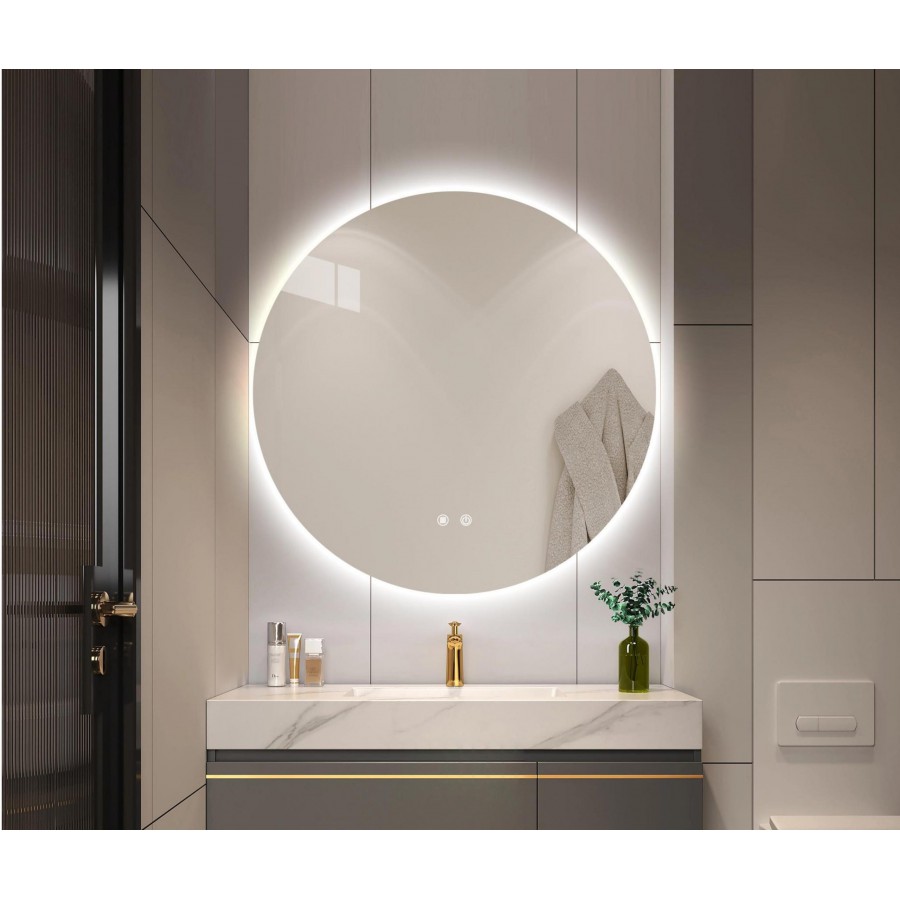 ΚΑΘΡΕΠΤΗΣ LED ΣΤΡΟΓΓΥΛΟΣ R-03 80cm