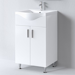 Σετ Έπιπλο Μπάνιου SIENA WHITE 55