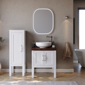 Σετ Έπιπλο Μπάνιου LONDON Λευκό MDF 18mm Λάκα 65