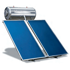 ΗΛΙΑΚΟΣ ΘΕΡΜΟΣΙΦΩΝΑΣ 160 ΛΙΤΡΑ ΜΕ 2 ΤΕΤΡΑΓΩΝΙΚΑ ΠΑΝΕΛ ΤΑΡΑΤΣΑΣ