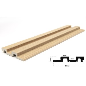 PS PANEL RESIDENCE 04 ΜΕ 3D ΠΗΧΑΚΙΑ 21/122 mm WHITE OAK