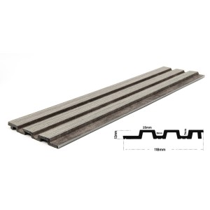 PS PANEL PIANO 02/116 ΜΕ 3D ΠΗΧΑΚΙΑ 12/122/2900mm GREY OAK/RUST