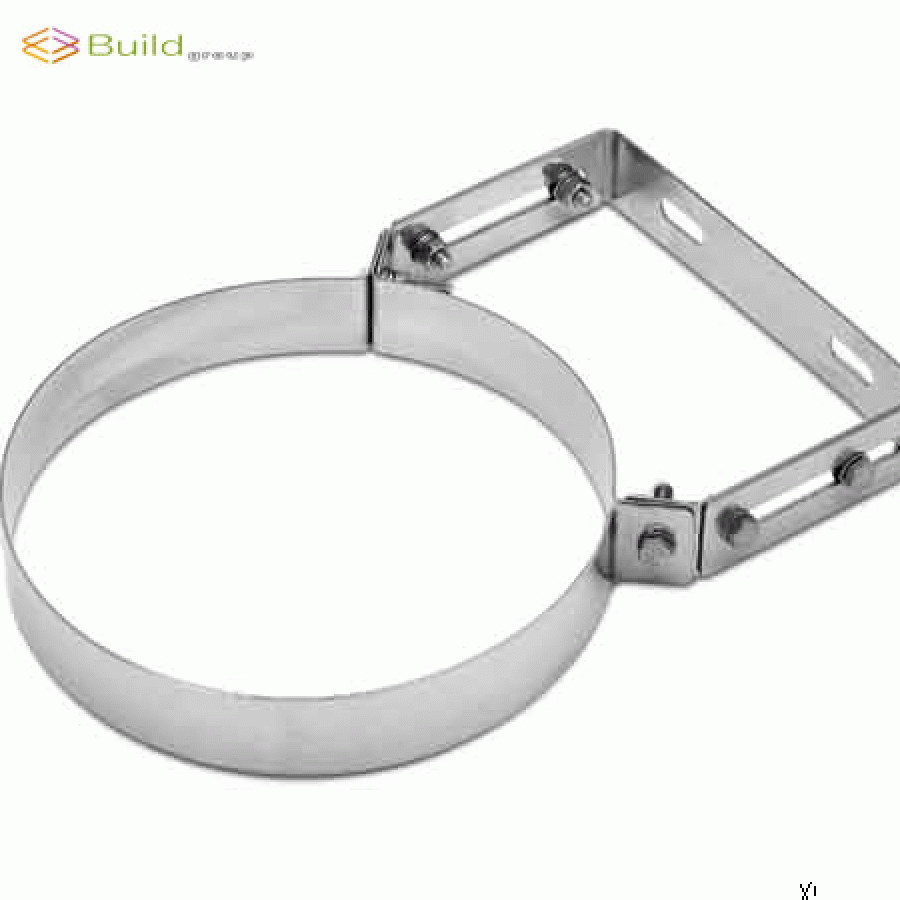 Στήριγμα καμινάδας ΒΤ Ρυθμιζόμενο inox Φ 150