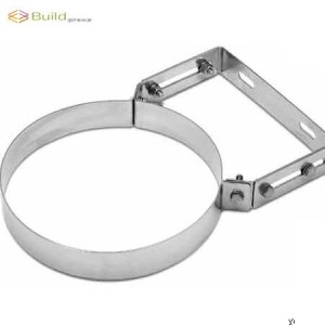 Στήριγμα καμινάδας ΒΤ Ρυθμιζόμενο inox Φ250