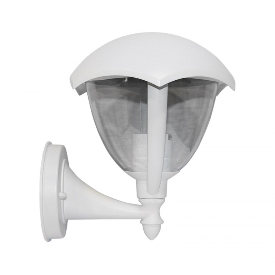 ΦΑΝΑΡΙ ΑΛΟΥΜΙΝΙΟΥ ΕΠΙΤΟΙΧΟ ΝΤΟΥΙ E27 IP44 ΛΕΥΚΟ