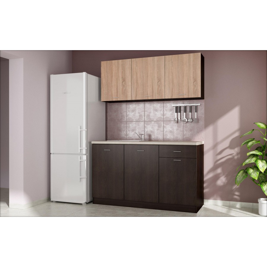 Κουζίνα ANNA - MARIA wenge + δρυς Sonoma