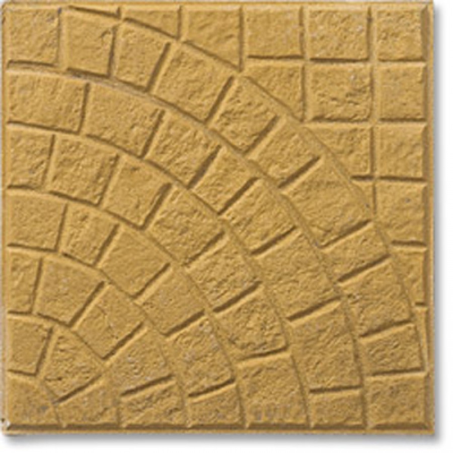 Πλάκα πεζοδρομίου 40x40 Κύκλος Ανάγλυφος 