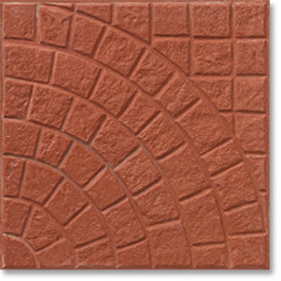 Πλάκα πεζοδρομίου 40x40 Κύκλος Ανάγλυφος 