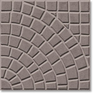 Πλάκα πεζοδρομίου 40x40 Κύκλος Ανάγλυφος 