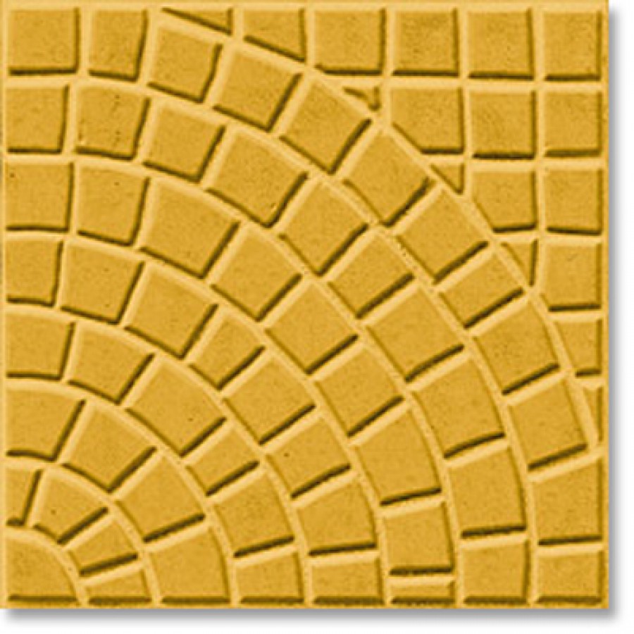 Πλάκα πεζοδρομίου 40Χ40 Κύκλος Ίσιος 