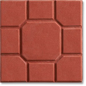 Πλάκα πεζοδρομίου 40x40 Οκτάγωνο