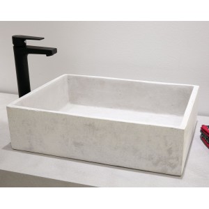 Νιπτήρας  ΕΛΕΥΘ. ΤΟΠΟΘΕΤΗΣΗΣ 52x38x14 λευκός ROCK