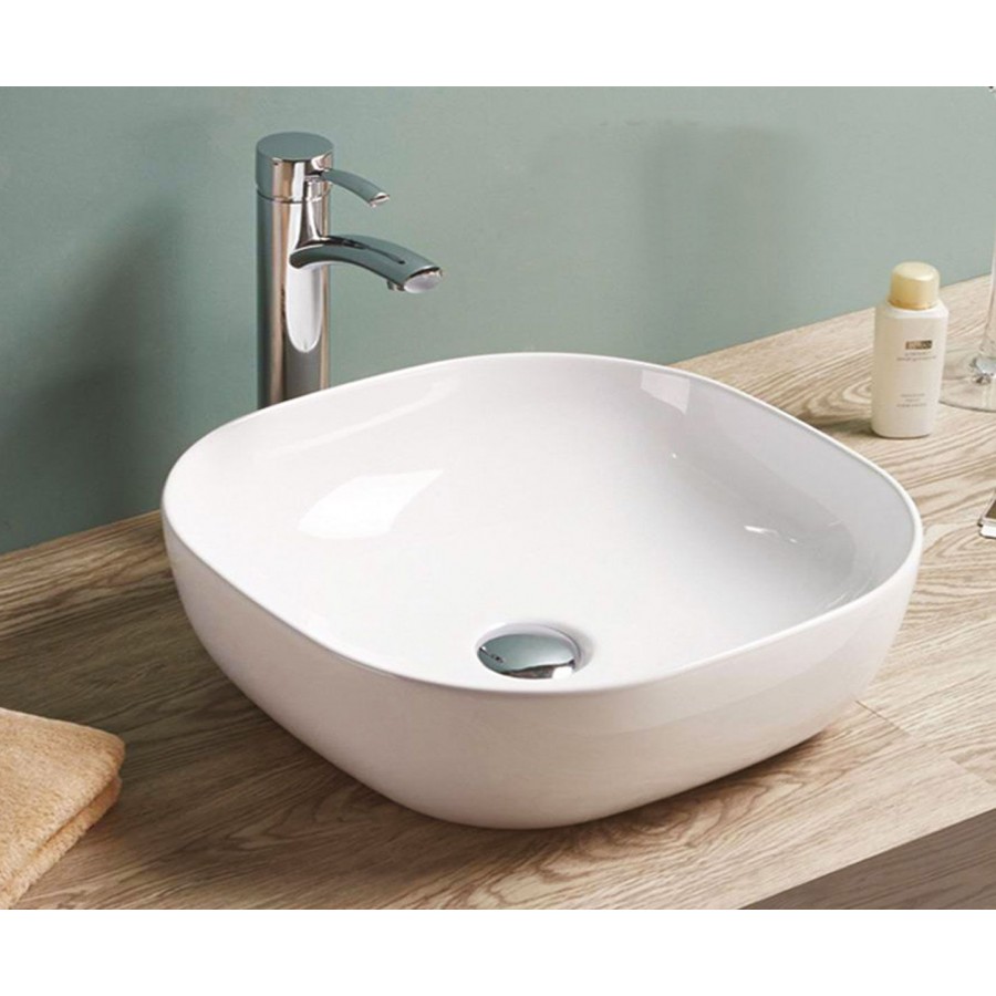 Νιπτήρας ΕΛΕΥΘ. ΤΟΠΟΘΕΤΗΣΗΣ 41.5×41.5×14.5 SPACE