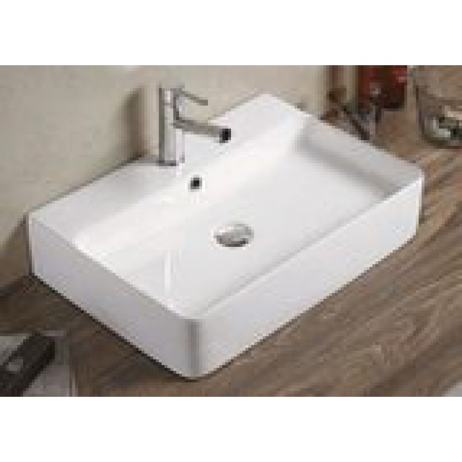 Νιπτήρας ΕΛΕΥΘ. ΤΟΠΟΘΕΤΗΣΗΣ 60.5×41.5×13 STRATA Λευκός