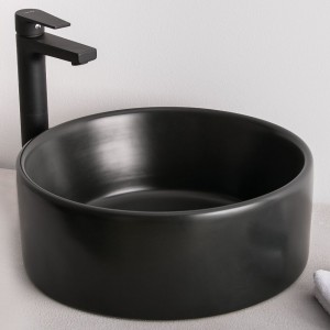 Νιπτήρας ΕΛΕΥΘ. ΤΟΠΟΘΕΤΗΣΗΣ Ø40.5 STYLE Μαύρος Mατ