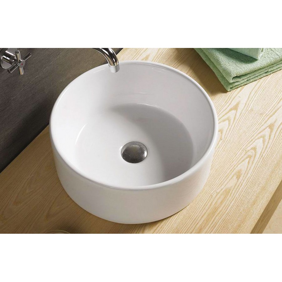 Νιπτήρας ΕΛΕΥΘ. ΤΟΠΟΘΕΤΗΣΗΣ Ø40.5 STYLE Λευκός