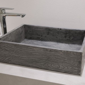 Νιπτήρας 52x38x14 γκρί WOOD