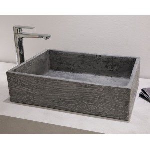 Νιπτήρας 52x38x14 γκρί WOOD